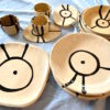 Service de table céramique fait main lyon atelier Claymee