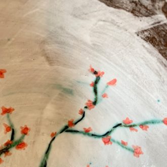 Fleurs du japon céramique handmade Claymee