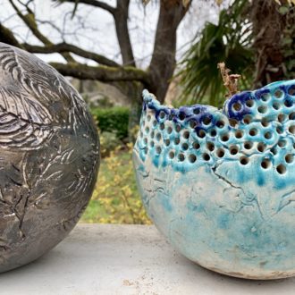 Décoration jardin céramiques faites main Claymee