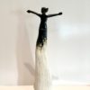 femme sculptée joyeuse céramique pièce unique