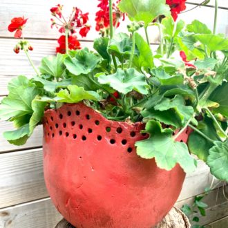 grand pot jardin céramique claymee pièce unique