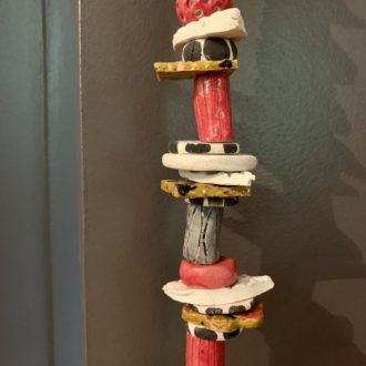 accroche porte céramique original claymee