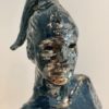 portrait de femme céramique sculpture claymee