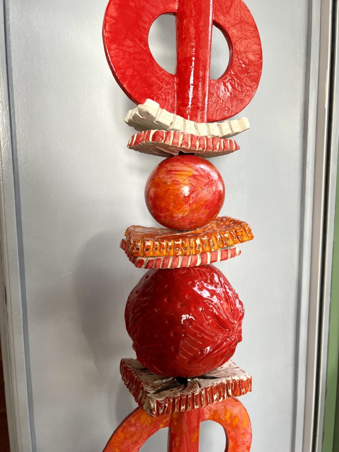 Claymee totem sur mesure personnalisable pièce unique lyon