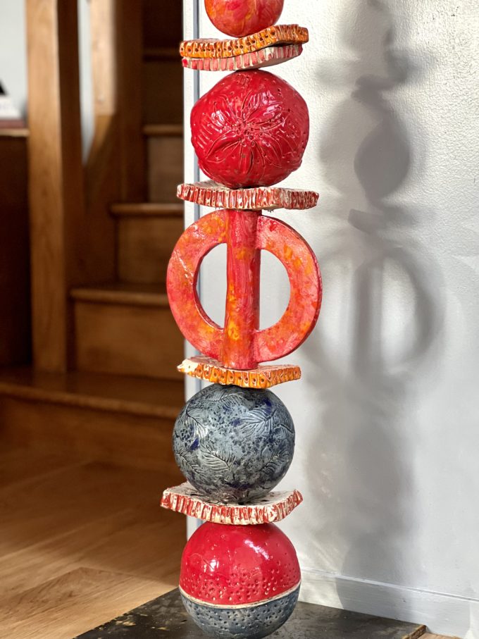 totem décoratif homedesign fait main Lyon Claymee