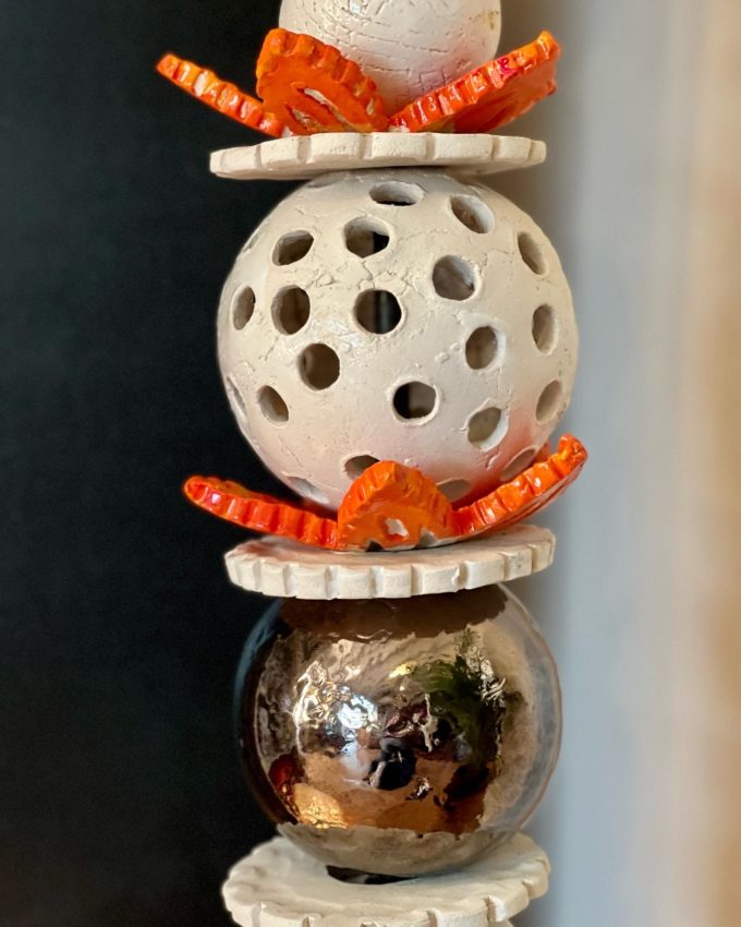Totem céramique fait main à lyon claire michelini