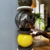 bronze et jaune totem céramique claymee lyon