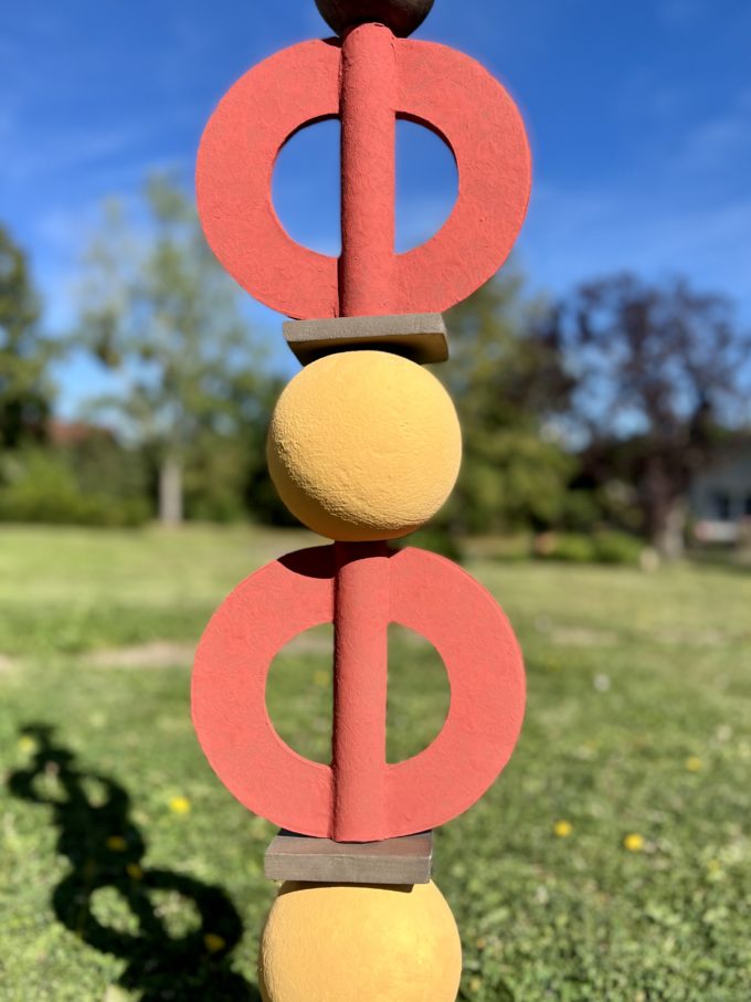 Totem fait main céramique mate lyon claymee