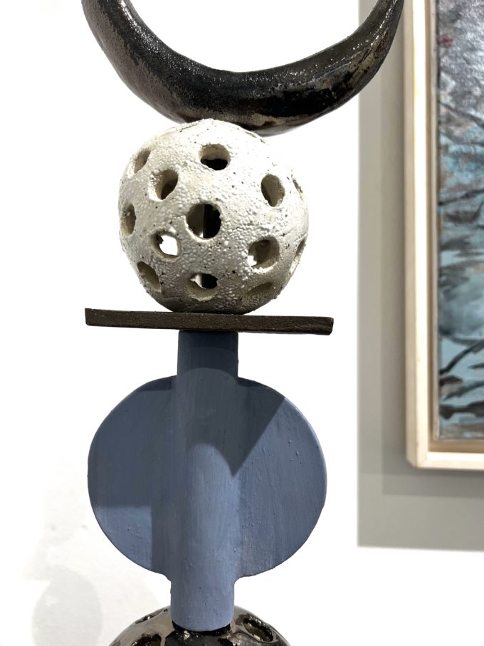 totem céramique pièce unique décoration intérieure pièce unique claymee