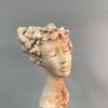 visage de femme sculpture pièce unique lyon cadeau claire michelini