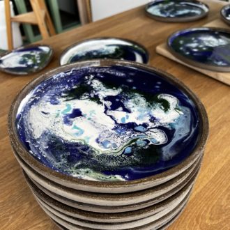 assiette fait main pièce unique claymee