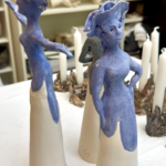 Demoiselles, pièces uniques céramique fait main Dommartin claymee