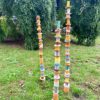 Totem "peinturlure" à créer selon vos goûts atelier Claymee céramique personnalisable créations pour jardins et intérieurs