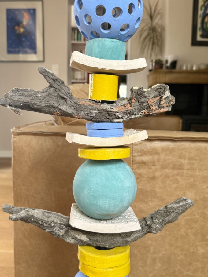 IMG_5094 totem décoration d'intérieur pièce unique créateur lyonnais claymee claire michelini céramique