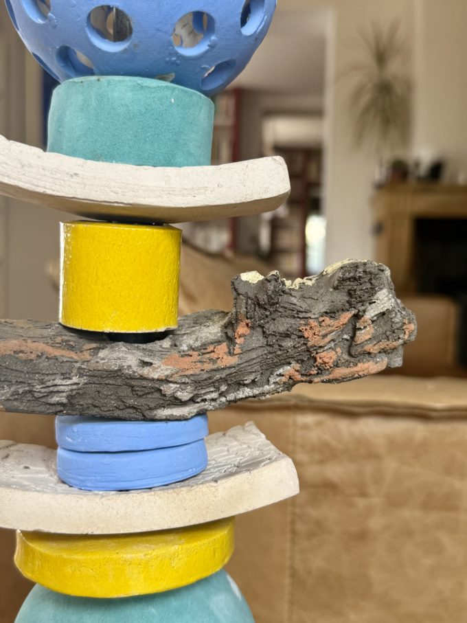 IMG_5096 totem céramique décoration d'intérieur ou extérieur ait main claymee claire michelini création personnalisable