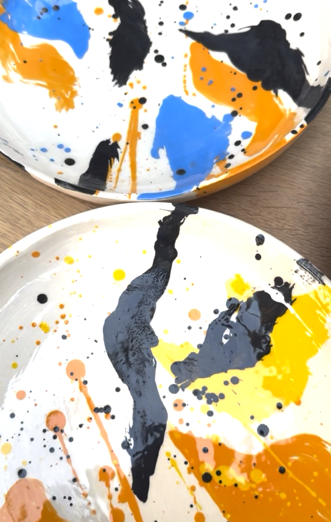 céramique pop motifs gai moderne contemporain claire micheii claymee fait main