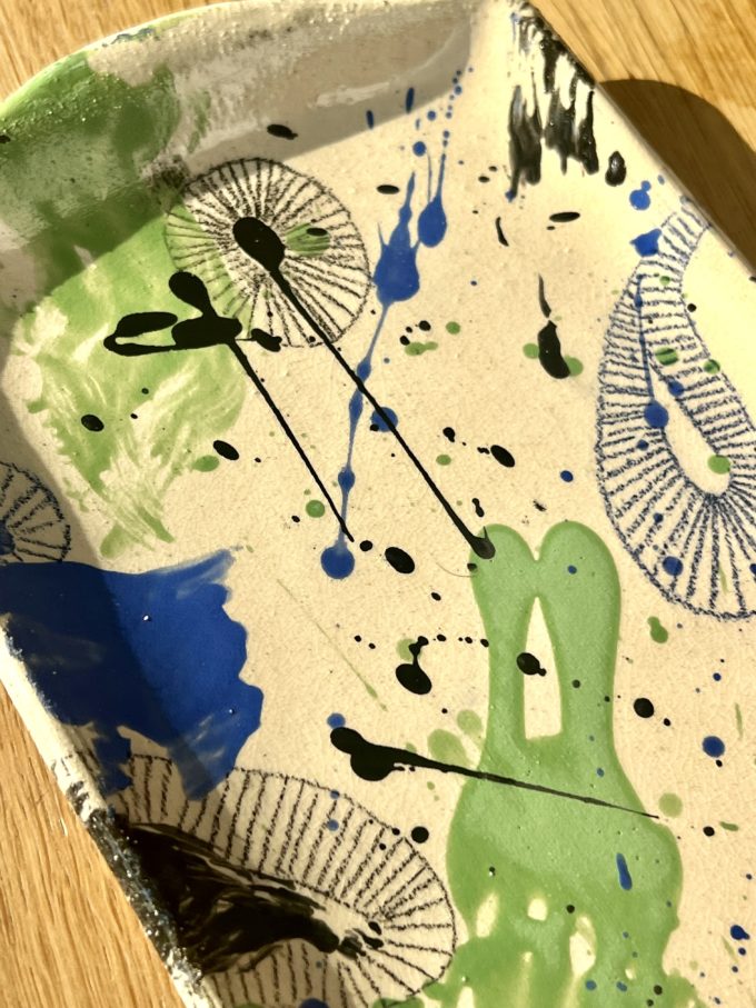 claymee céramique pièce unique couleurs gaies fait main claire michelini lyon