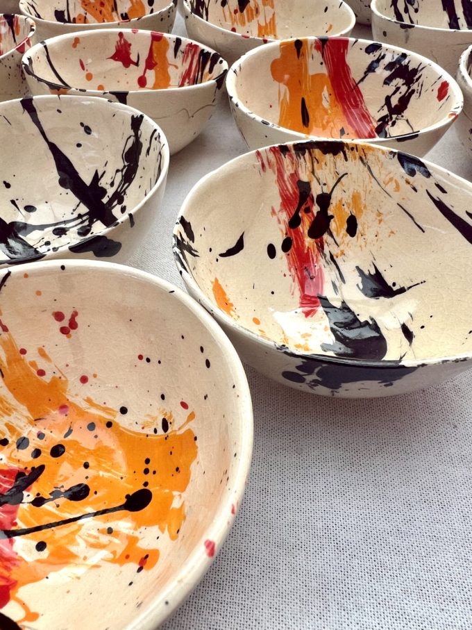 céramique fait main claymee.com petit bol couleur flashy et pop claire michelini